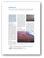 Alternativer ved utskifting av stålplater